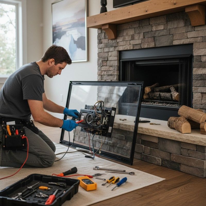 Gas Fireplace Repair detail